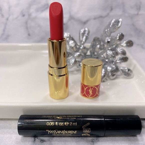 Yves Saint Laurent Beauty Mini Gift Set-Volupte Lipstick &Volume Mascara-2pc-NEW - Picture 3 of 10